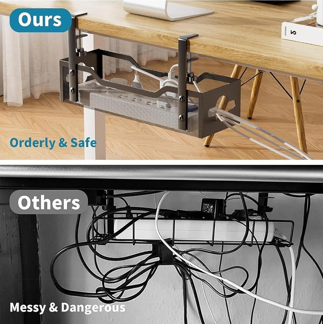 Under Desk Cable Management Tray - photo 5