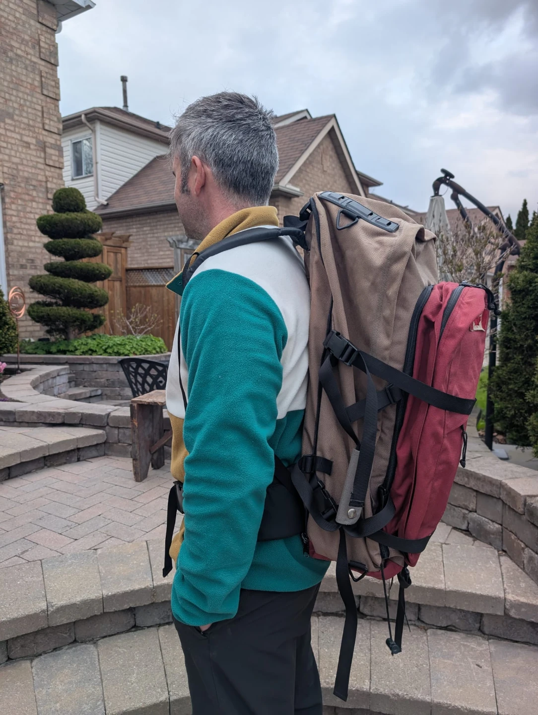 Camp Trails Hiking Backpack 2 parts