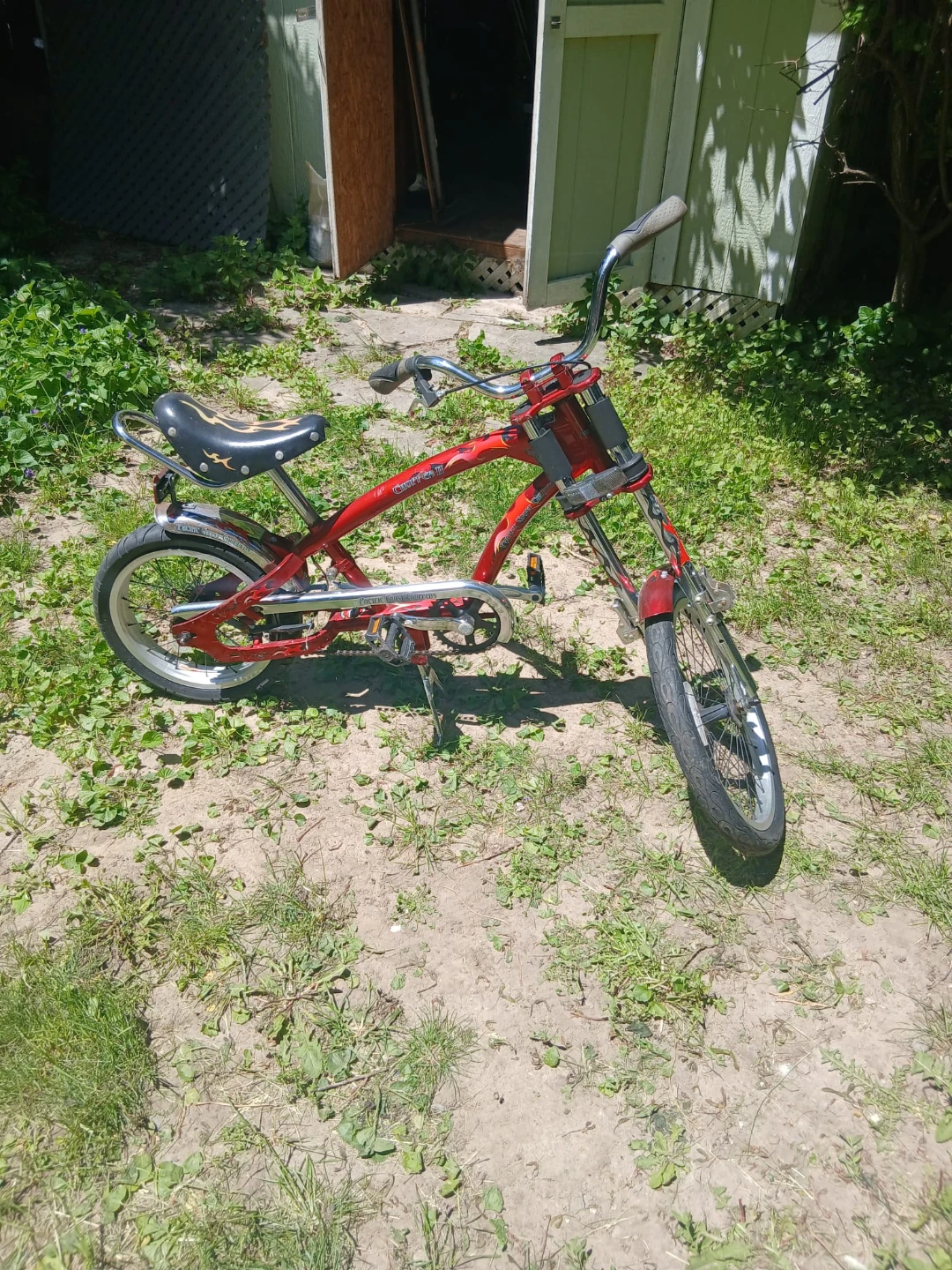 Red Chopper Bicycle - photo 2