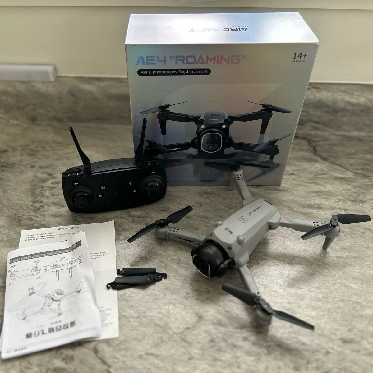 AE4 "ROAMING" Drone with Remote Control - photo 4