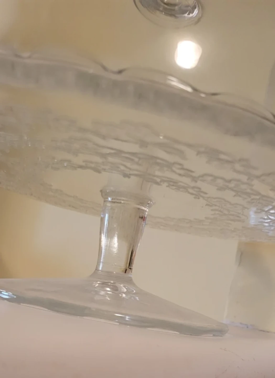 Glass Cake Dome and Stand - photo 4