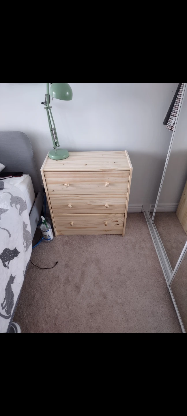 IKEA RAST 3-drawer chest, pine