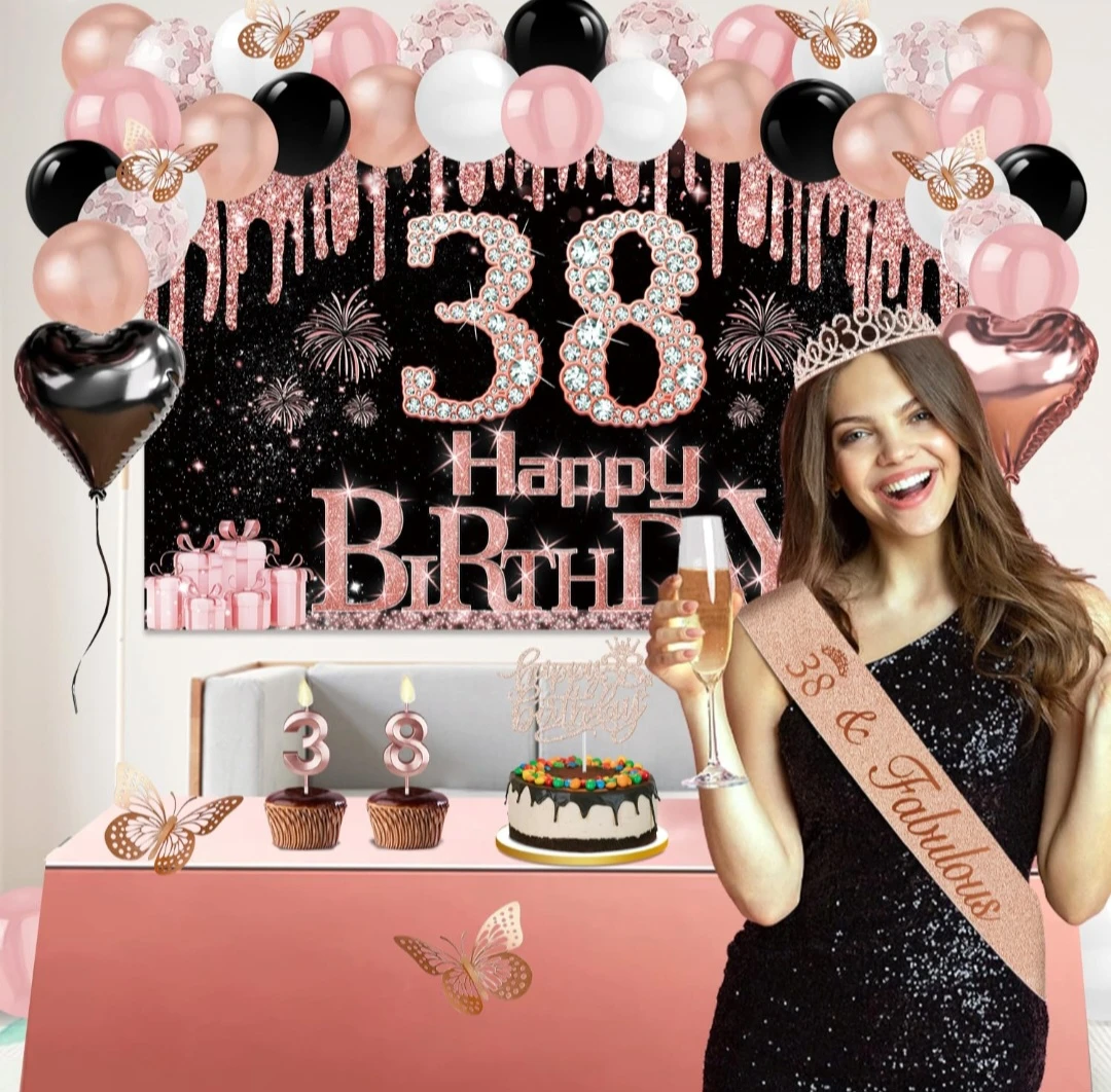 38th Birthday Party Decorations Set - photo 3