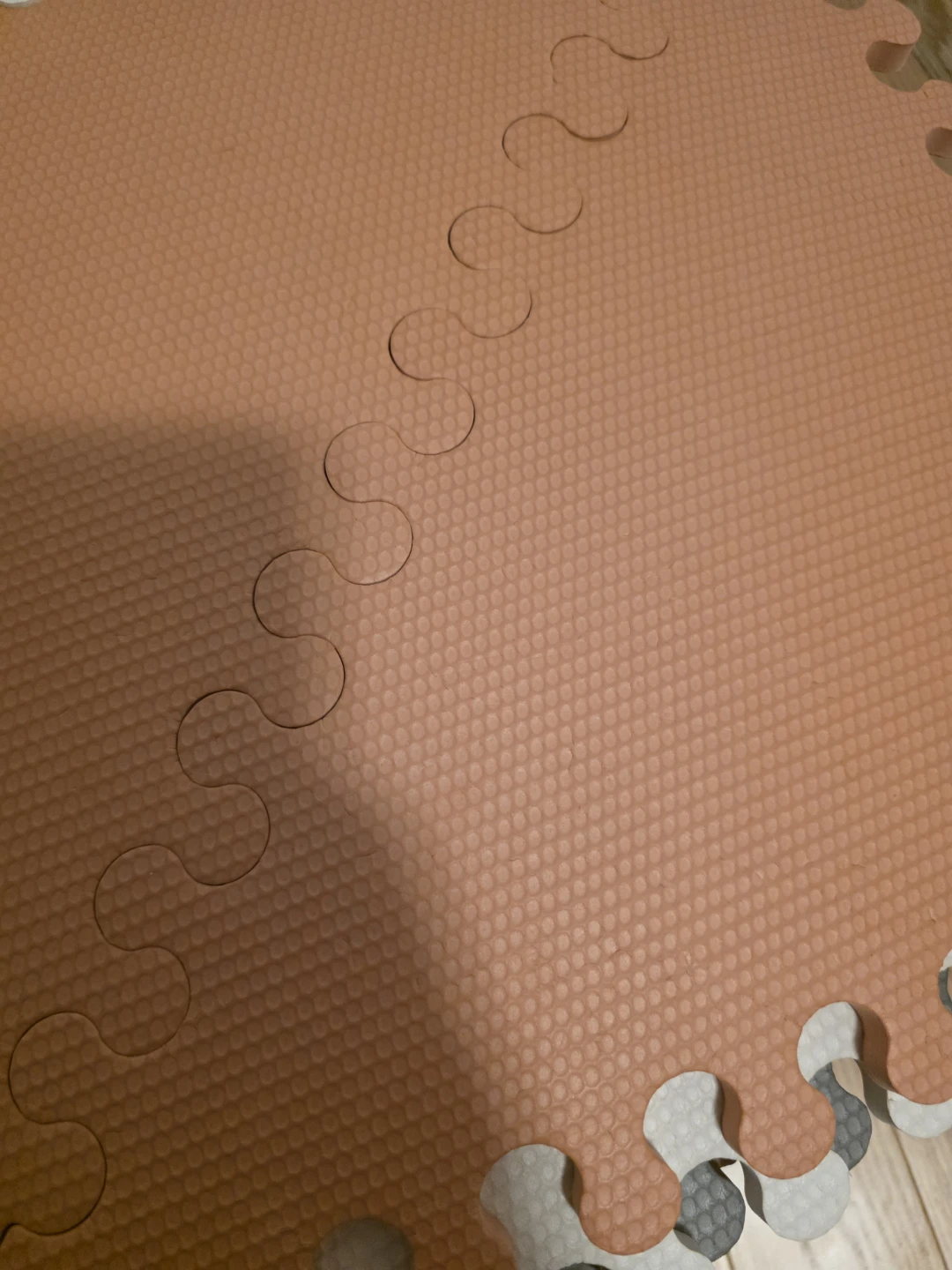 Skip Hop Playspot Geo Foam Floor Tiles - Grey/Peach - photo 3