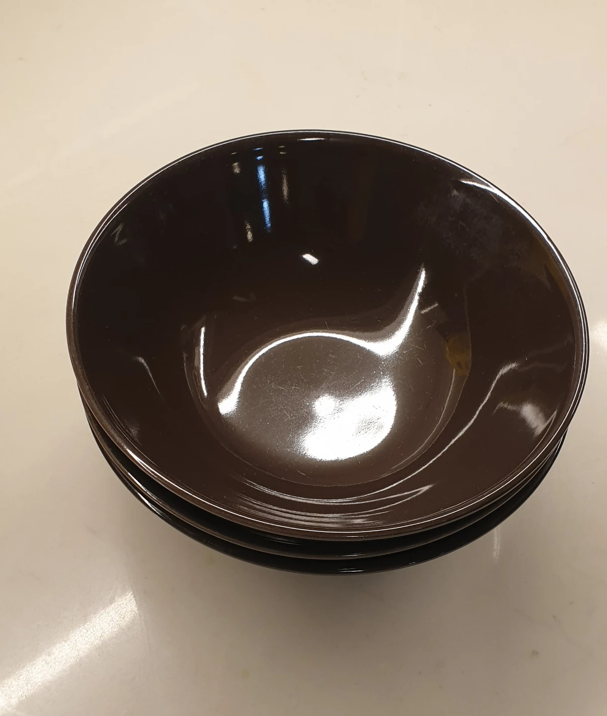 IKEA FÄRGKLAR Bowls - Glossy Brown, 12 cm (4 Pack) - photo 3