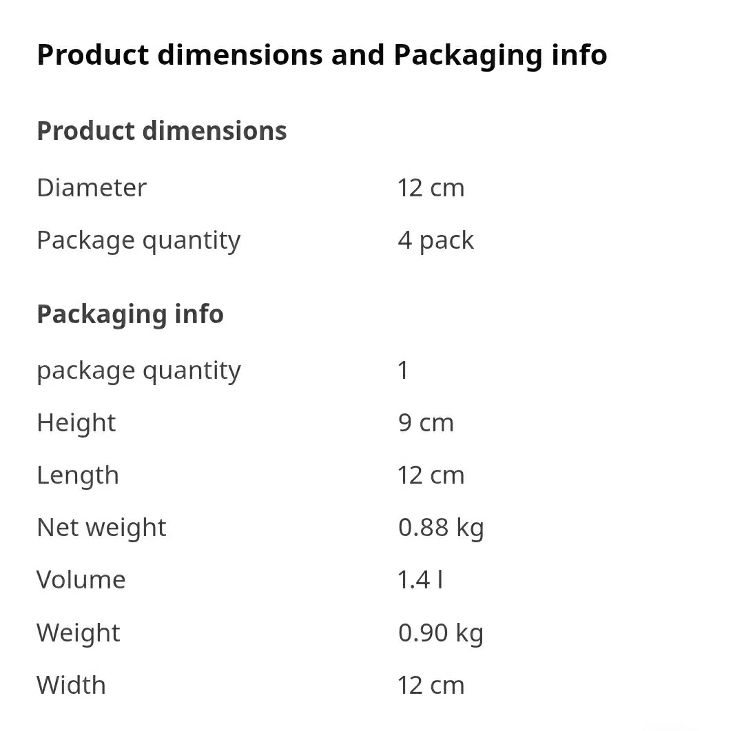 IKEA FÄRGKLAR Bowls - Glossy Brown, 12 cm (4 Pack) - photo 5
