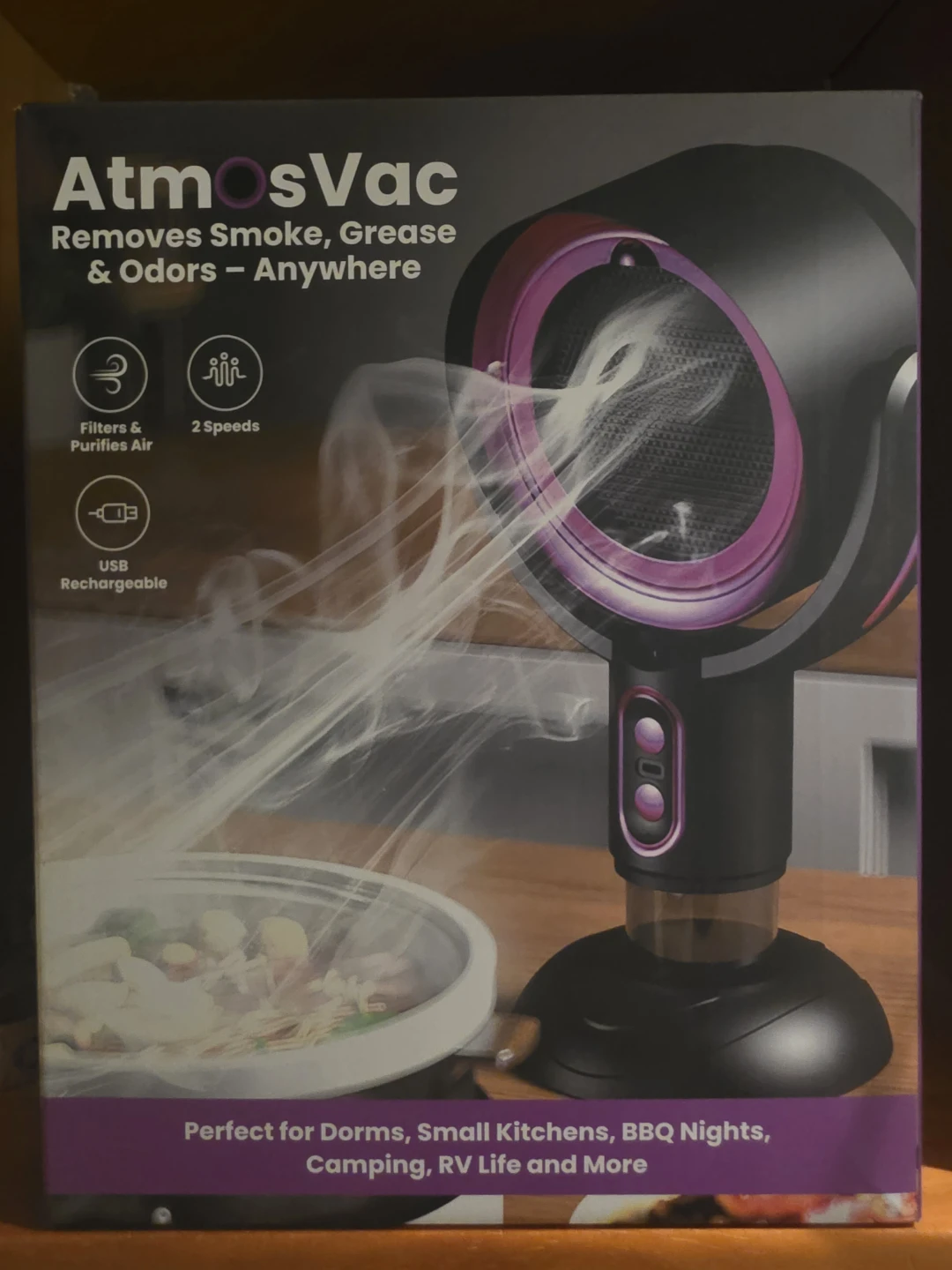 AtmosVac Smoke, Grease & Odor Remover