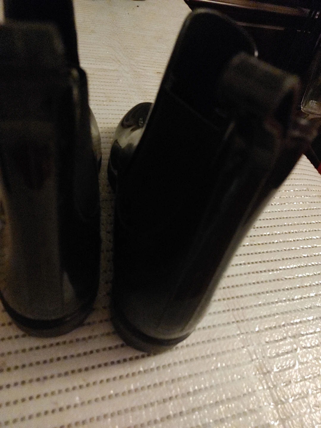 Black Ankle Rain Boots - size 9 - photo 3