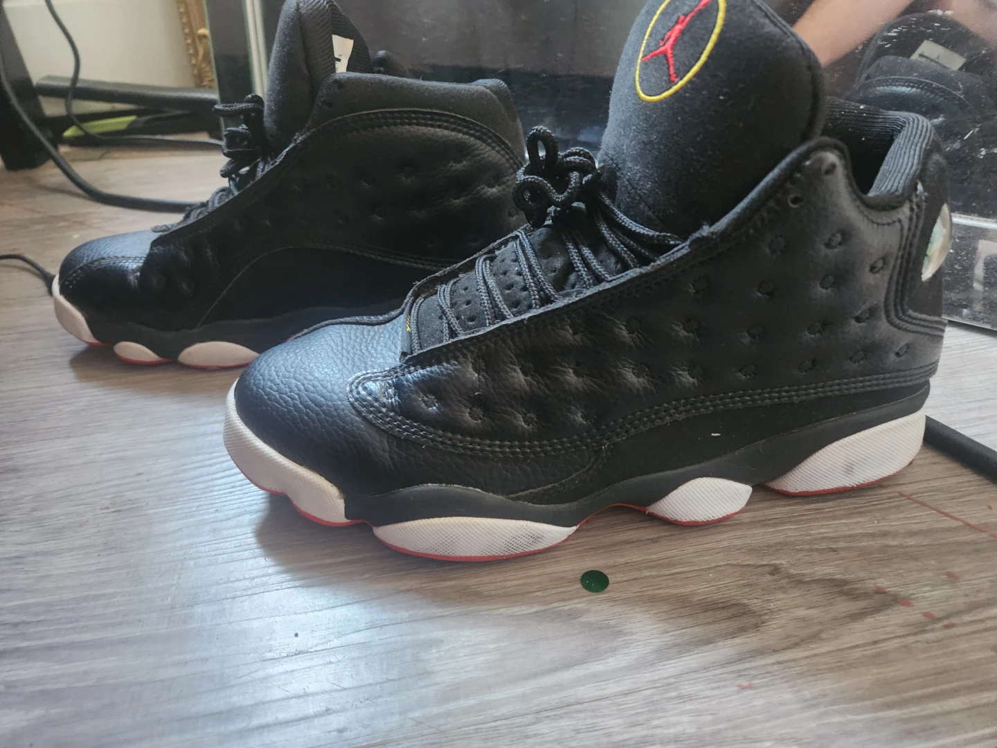 Air Jordan 13 Black/White/Red Sneakers