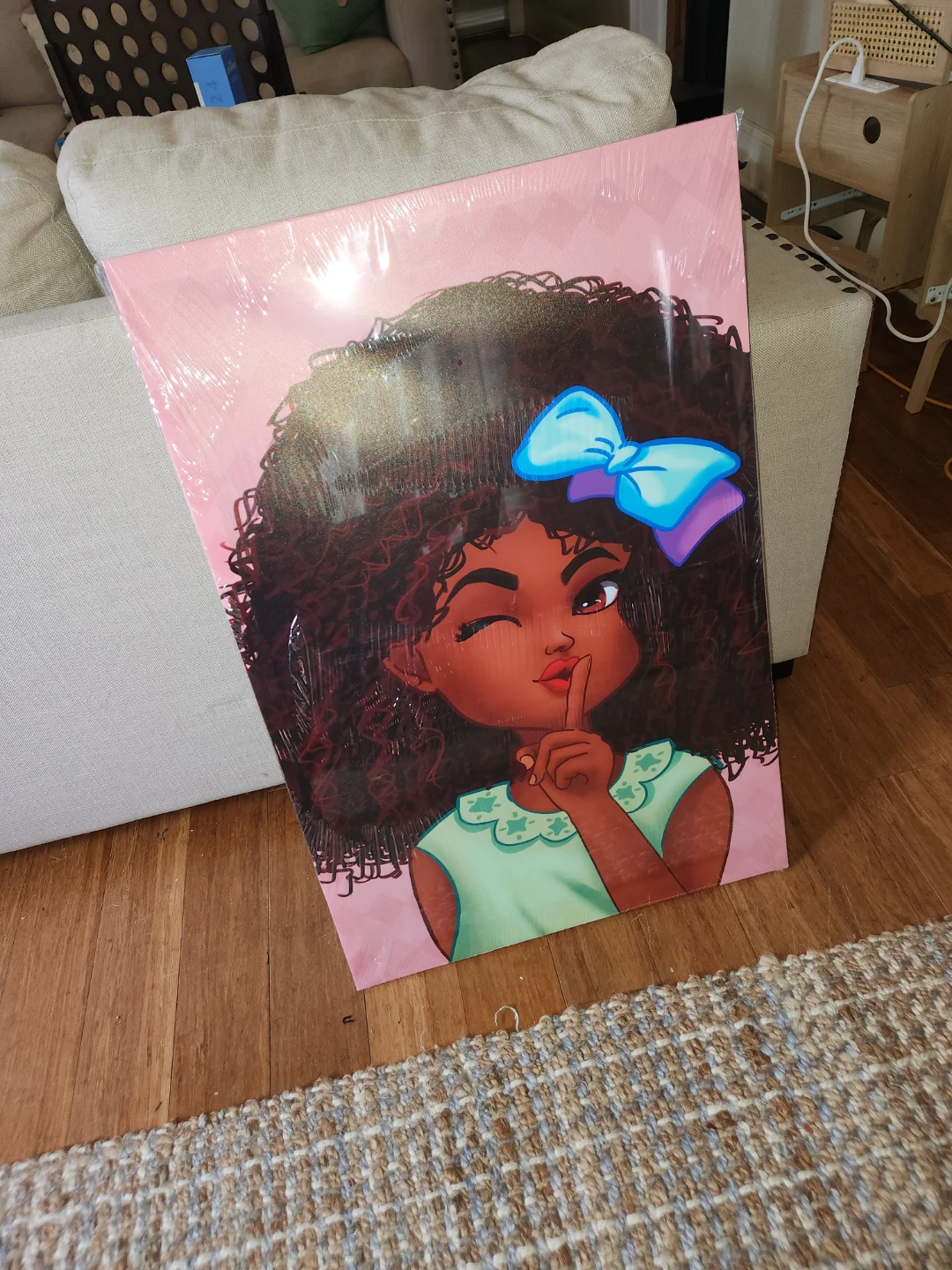 Girl's Artwork Canvas Print - photo 5