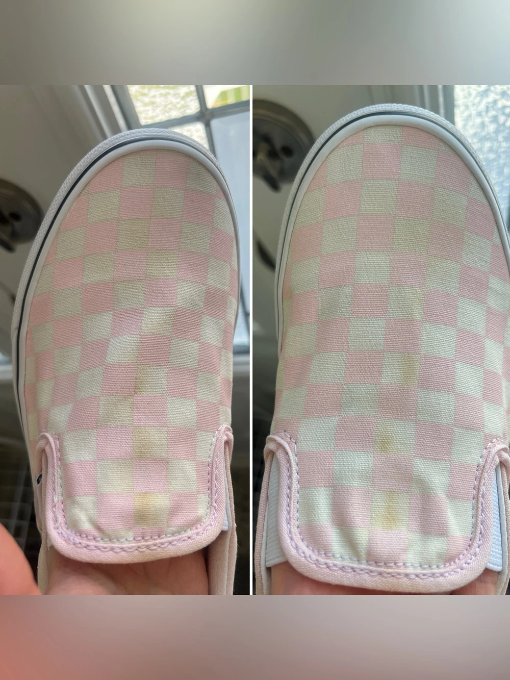 Vans Classic Slip-On Pink Checkerboard Sneakers - photo 2