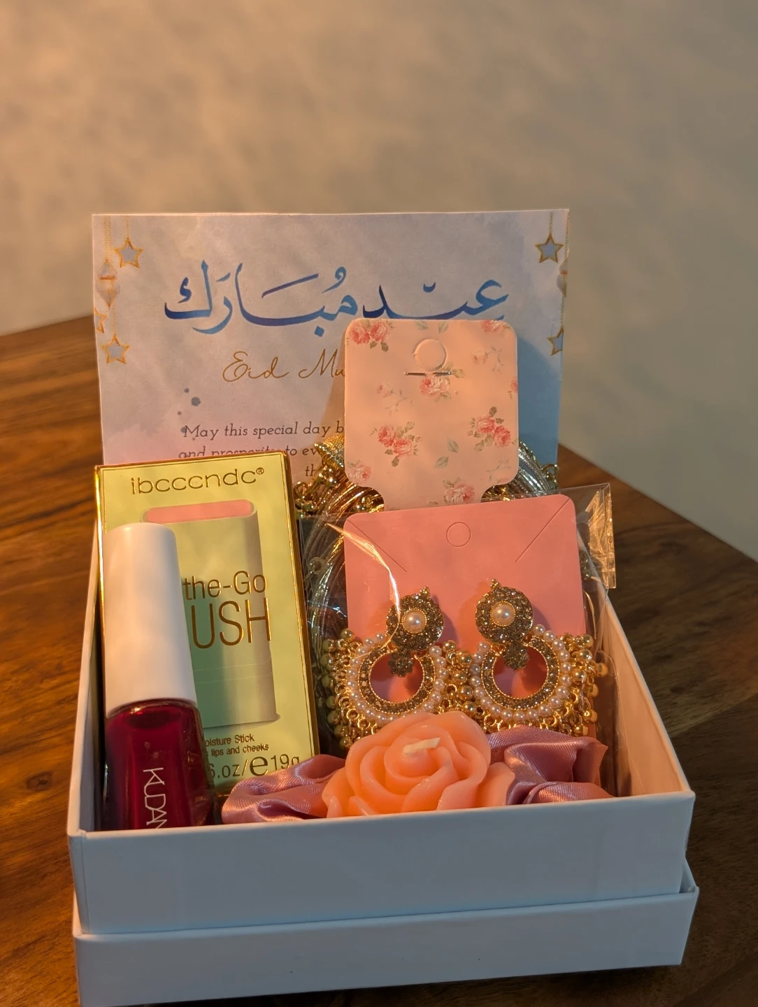 Nush Eid Mubarak Gift Set with Jewelry and Makeup
