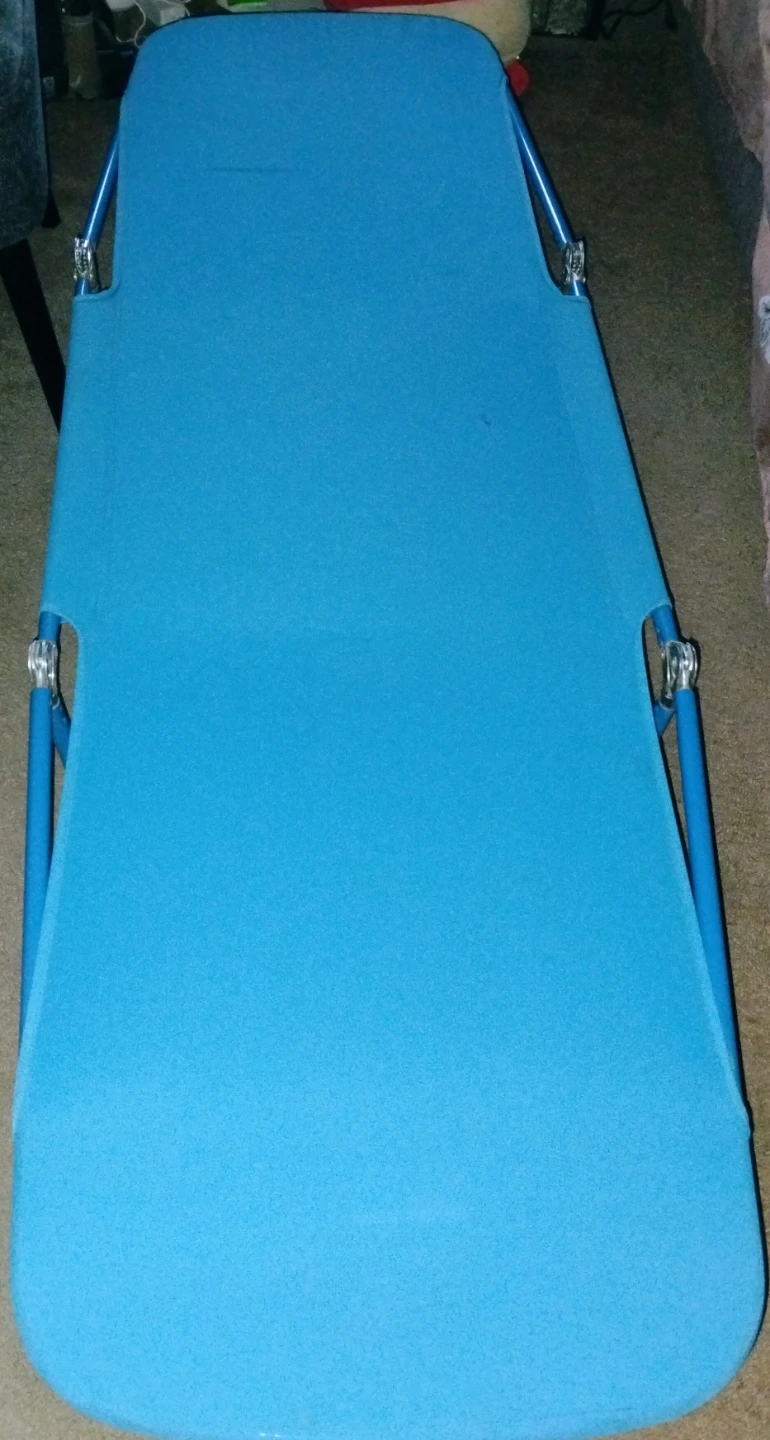 Blue Foldable Lounge Chair