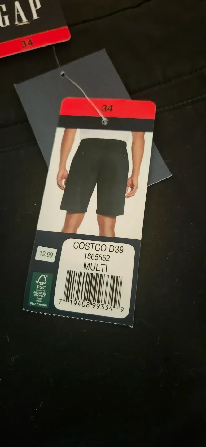 GAP Men's Black Shorts - Size 34 - photo 4