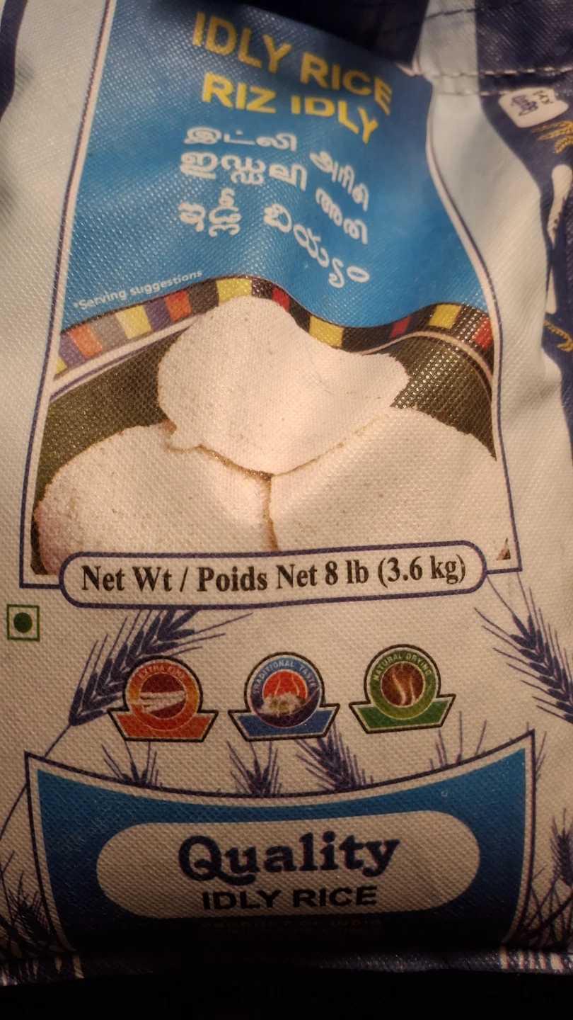 one Idly rice