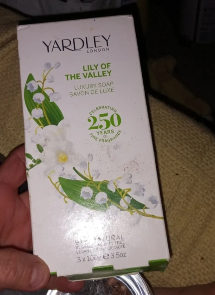 Yardley London Lily of the Valley Luxury Soap - 3 x 100g