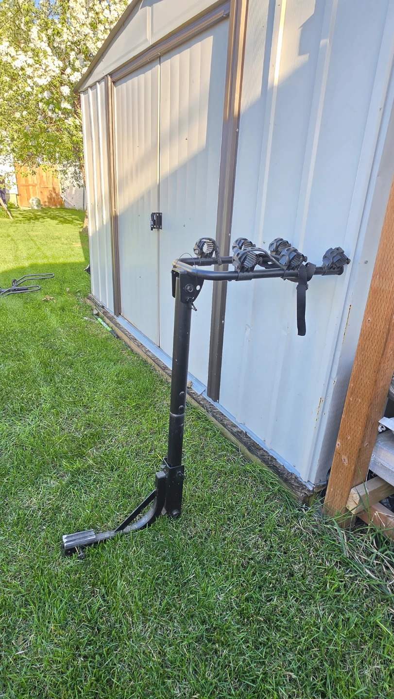 Black 2" Hitch Mount 3 Bike Rack