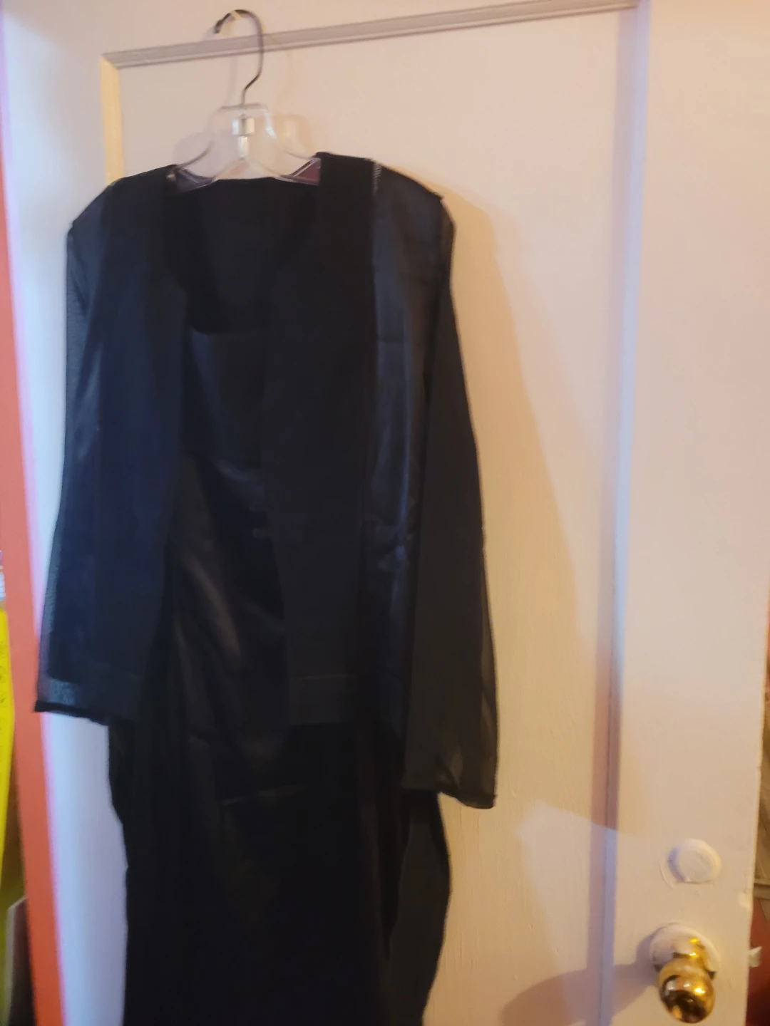 Black Dress with Sheer Sleeves - photo 2