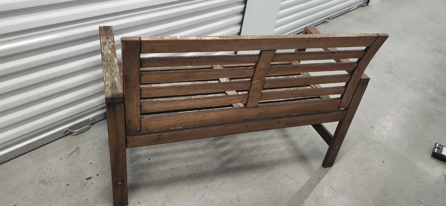 Ikea outdoor wooden bench - photo 4