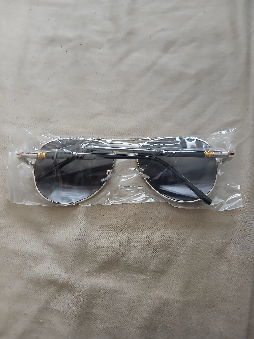 Mirror Silver Coloured Anti-Glare Aviator Sunglasses - photo 2