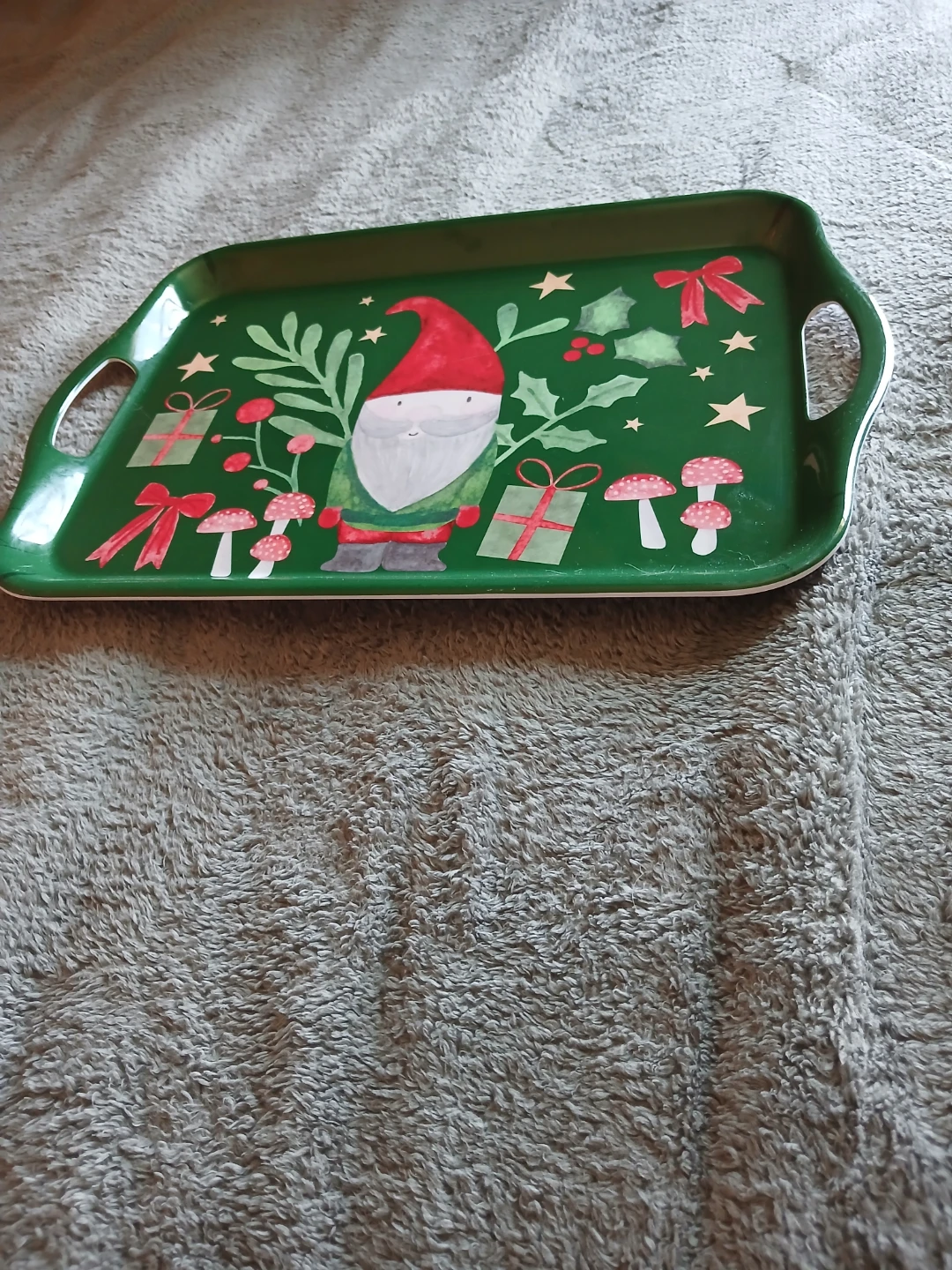 Christmas Gnome Serving Tray