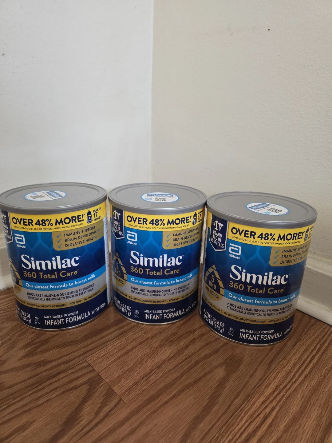 Similac 360 Total Care Infant Formula (30.8 oz cans) - Set of 3