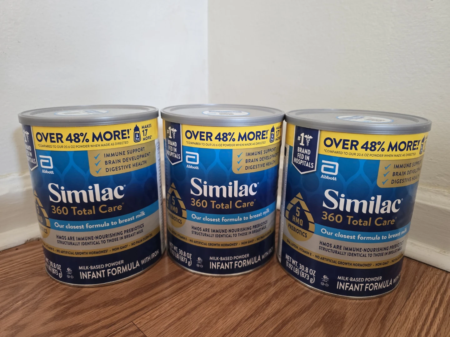 Similac 360 Total Care Infant Formula (30.8 oz cans) - Set of 3 - photo 4