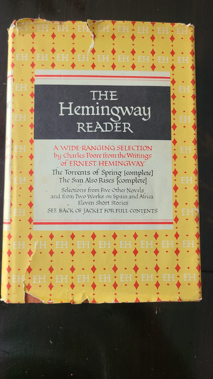 HARDCOVER, The Hemingway Reader Book