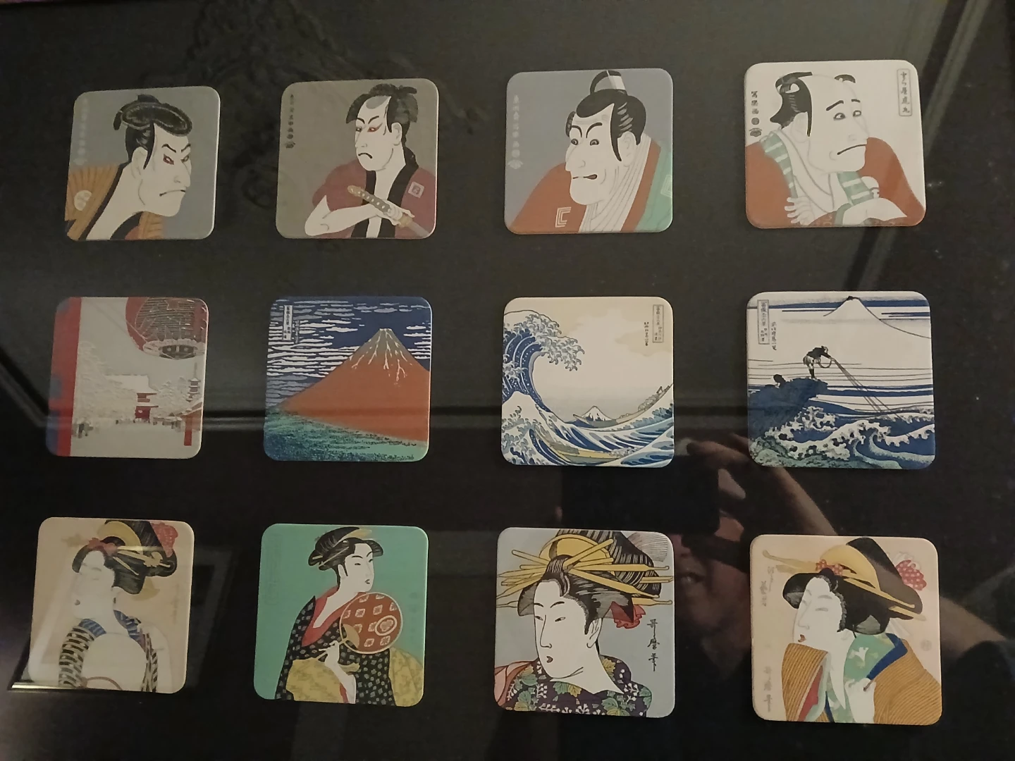 (Ukiyo-e Coasters (Set of 12) Artworks) - photo 2