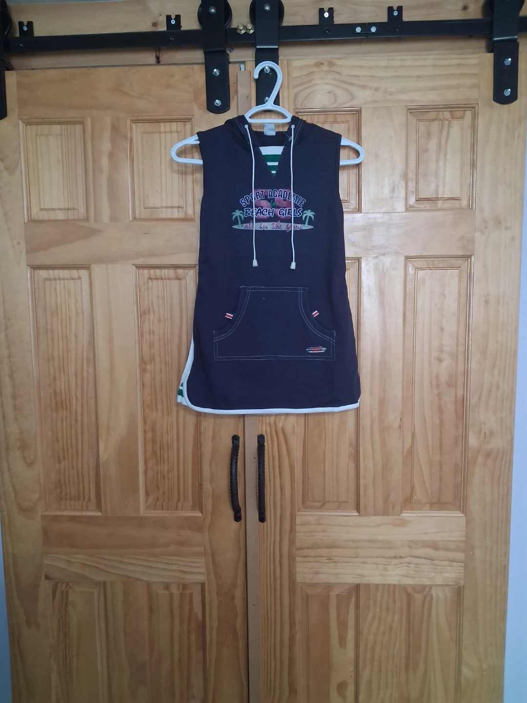 Girls' Sleeveless Hoodie Dress