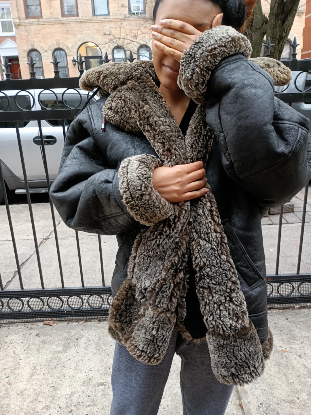 Genuine Shearling Leather Jacket - photo 5