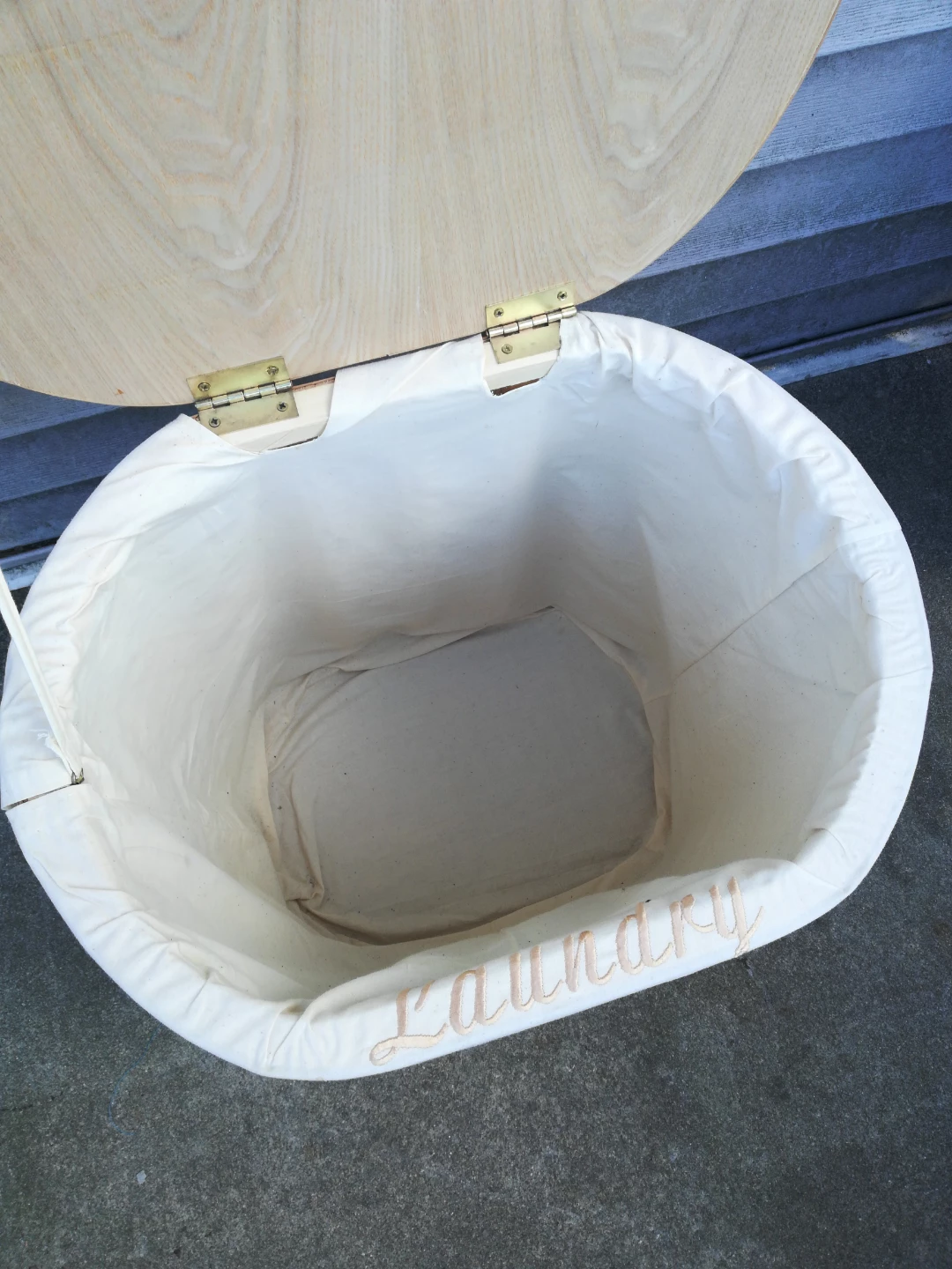 Bamboo Laundry Hamper with Lid - photo 3