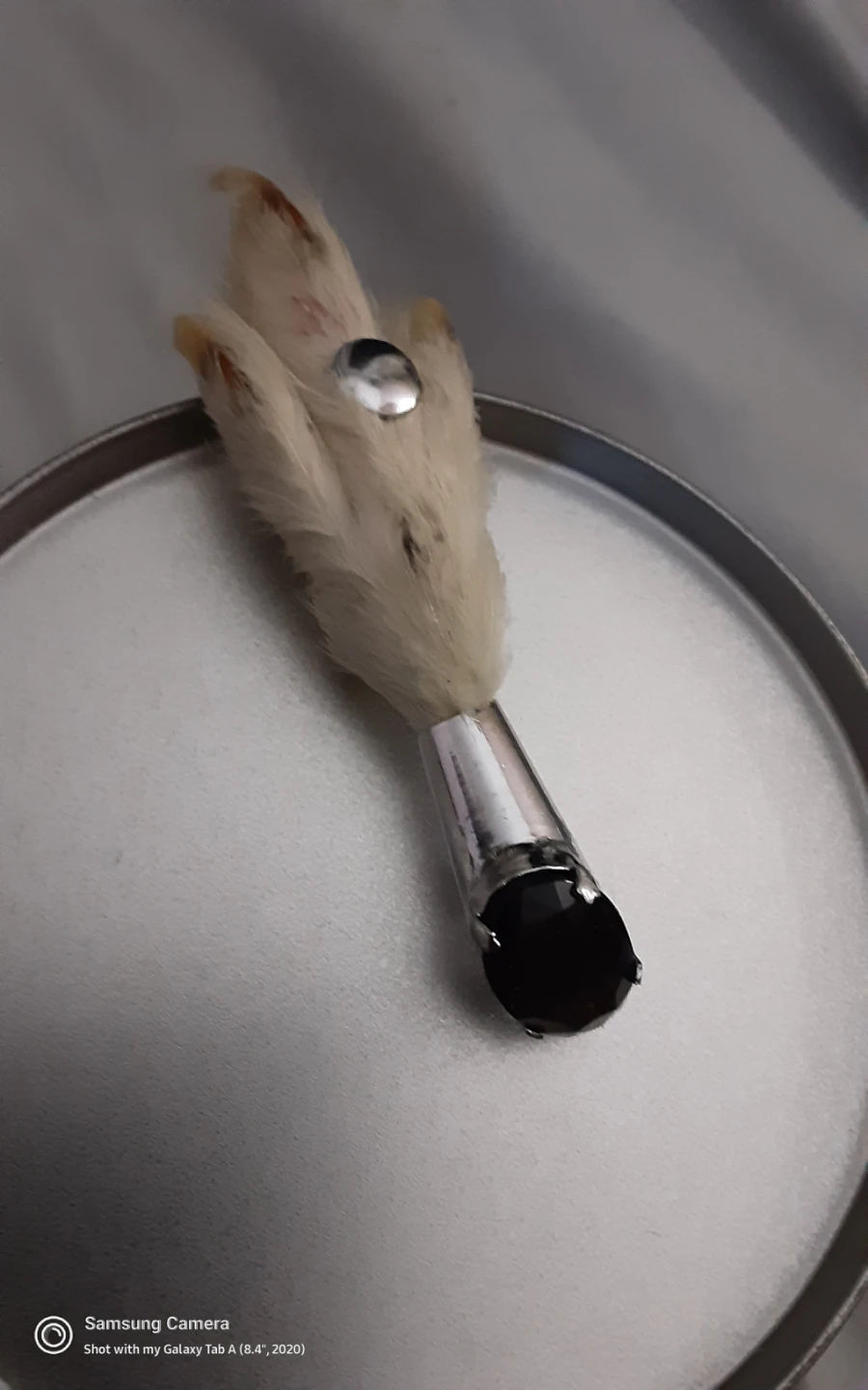 VINTEGE LUCKY GROUSE CLAW SILVER PIN!