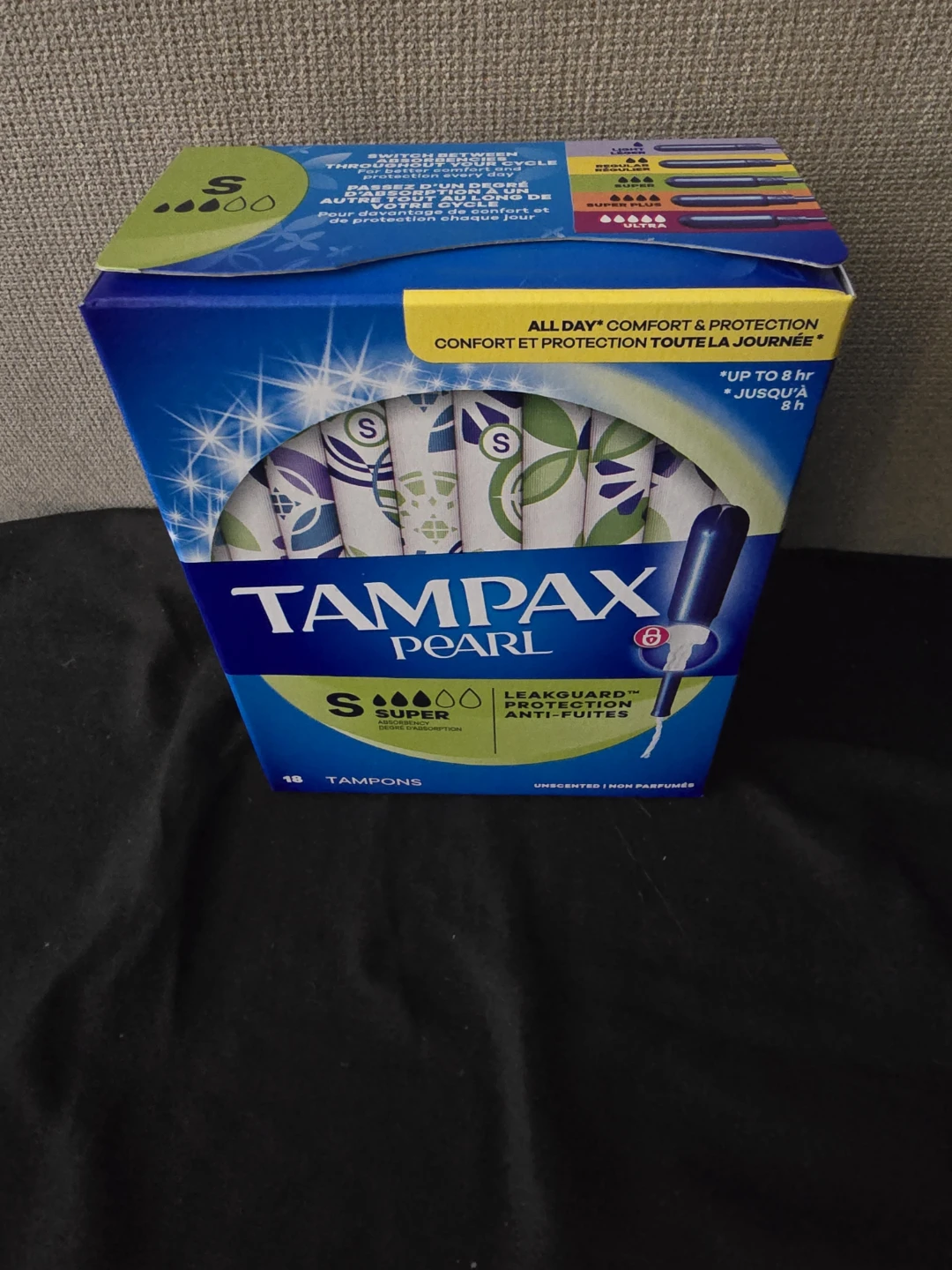 Tampax Pearl Super Absorbency Tampons (18 count)