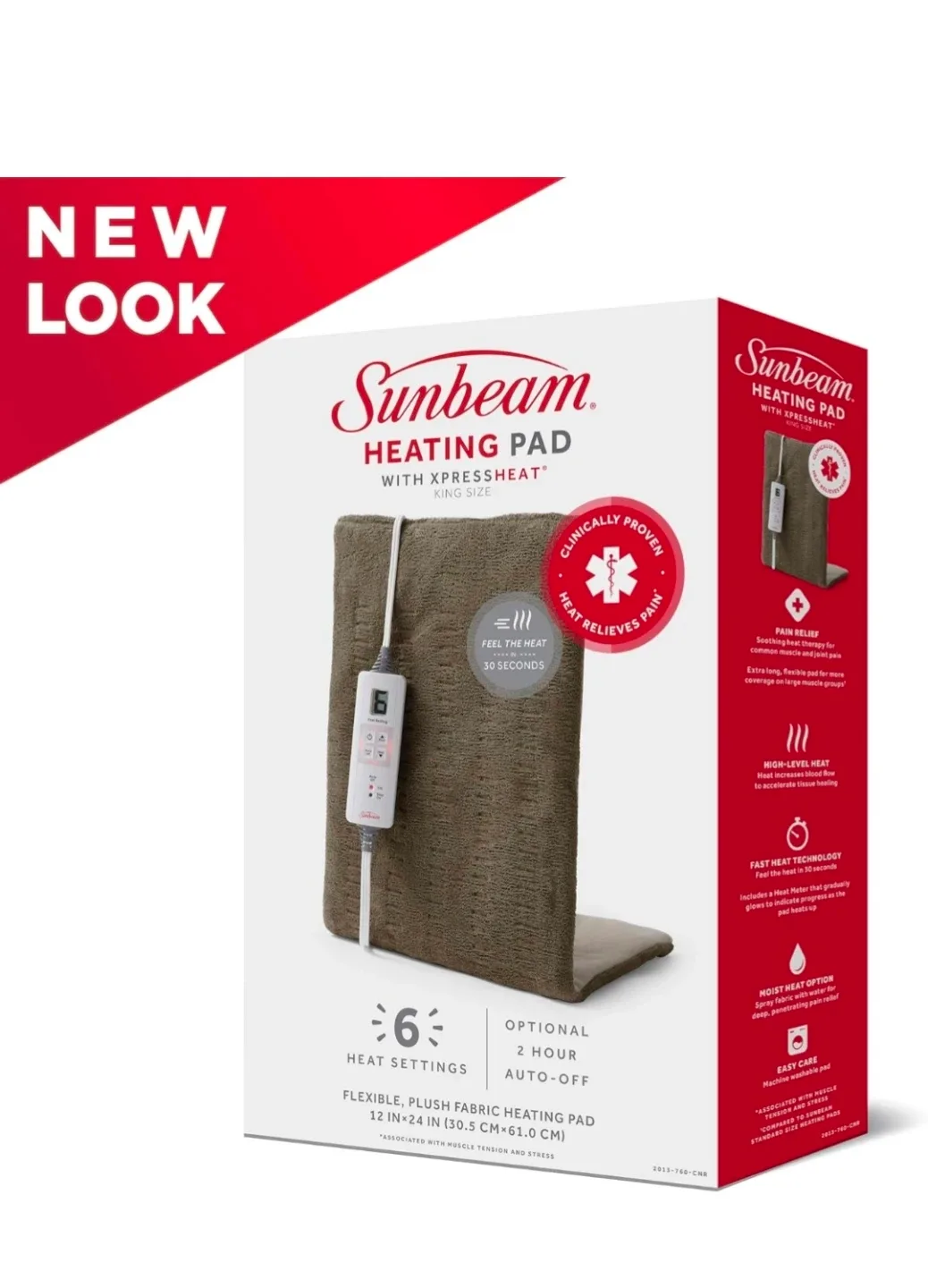 Sunbeam King Size Heating Pad with XpressHeat
