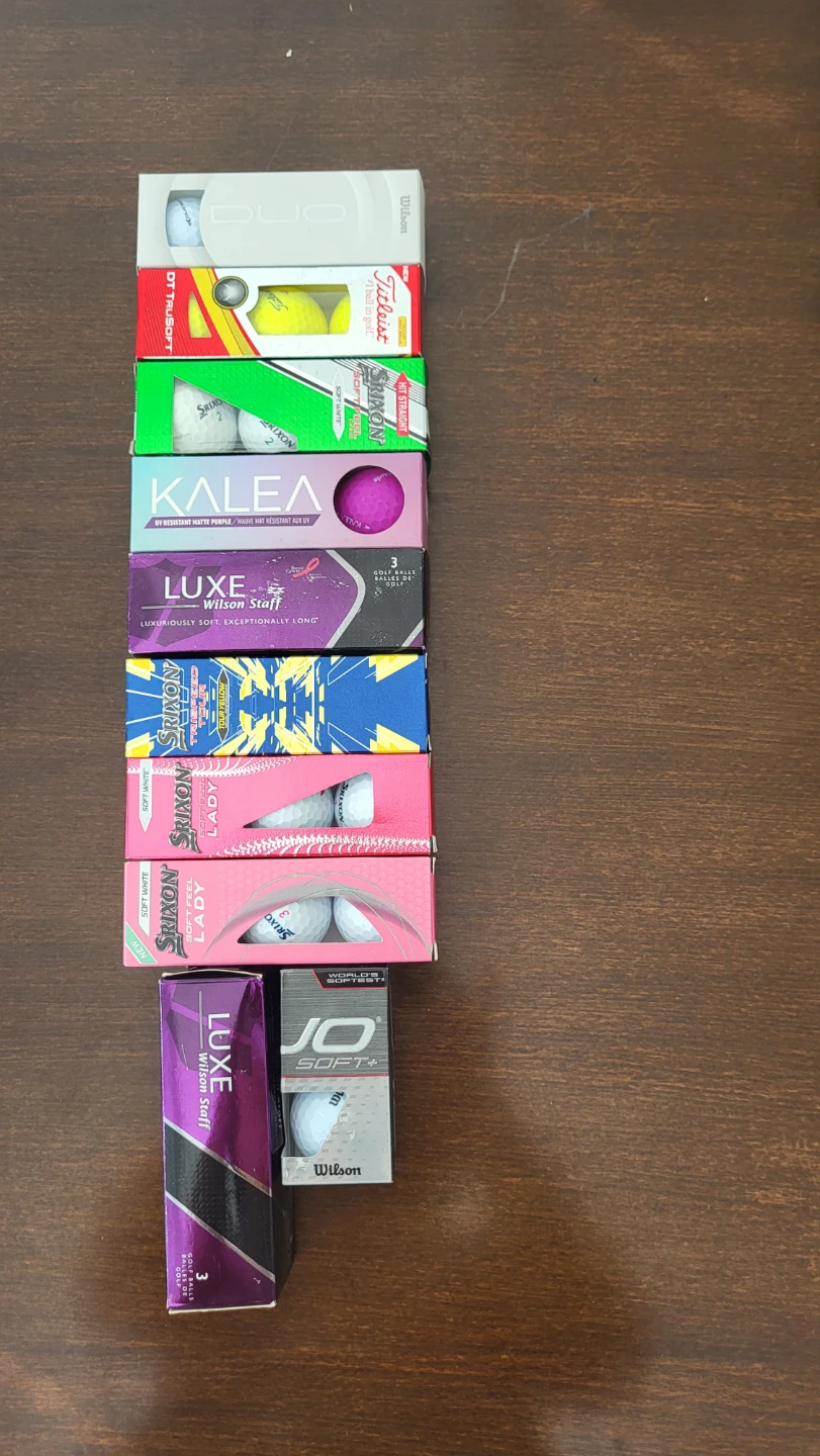 Assorted Golf Balls - Wilson, Titleist, Srixon, Kalea