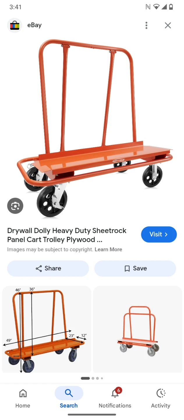 Drywall dolly