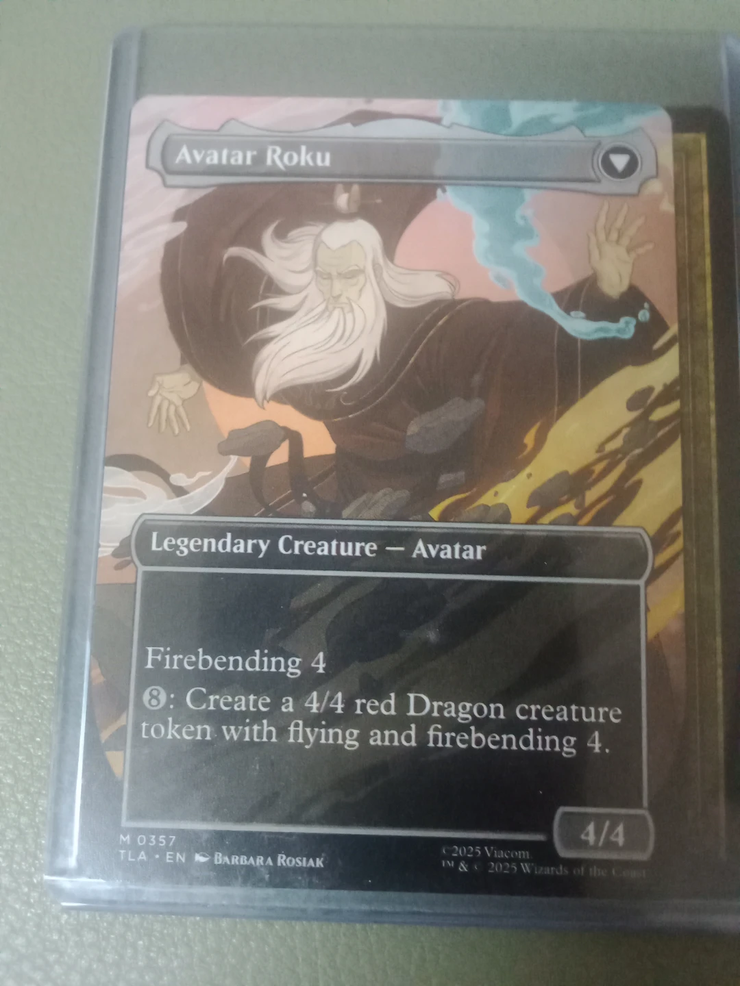 Magic The Gathering Avatar Roku Card