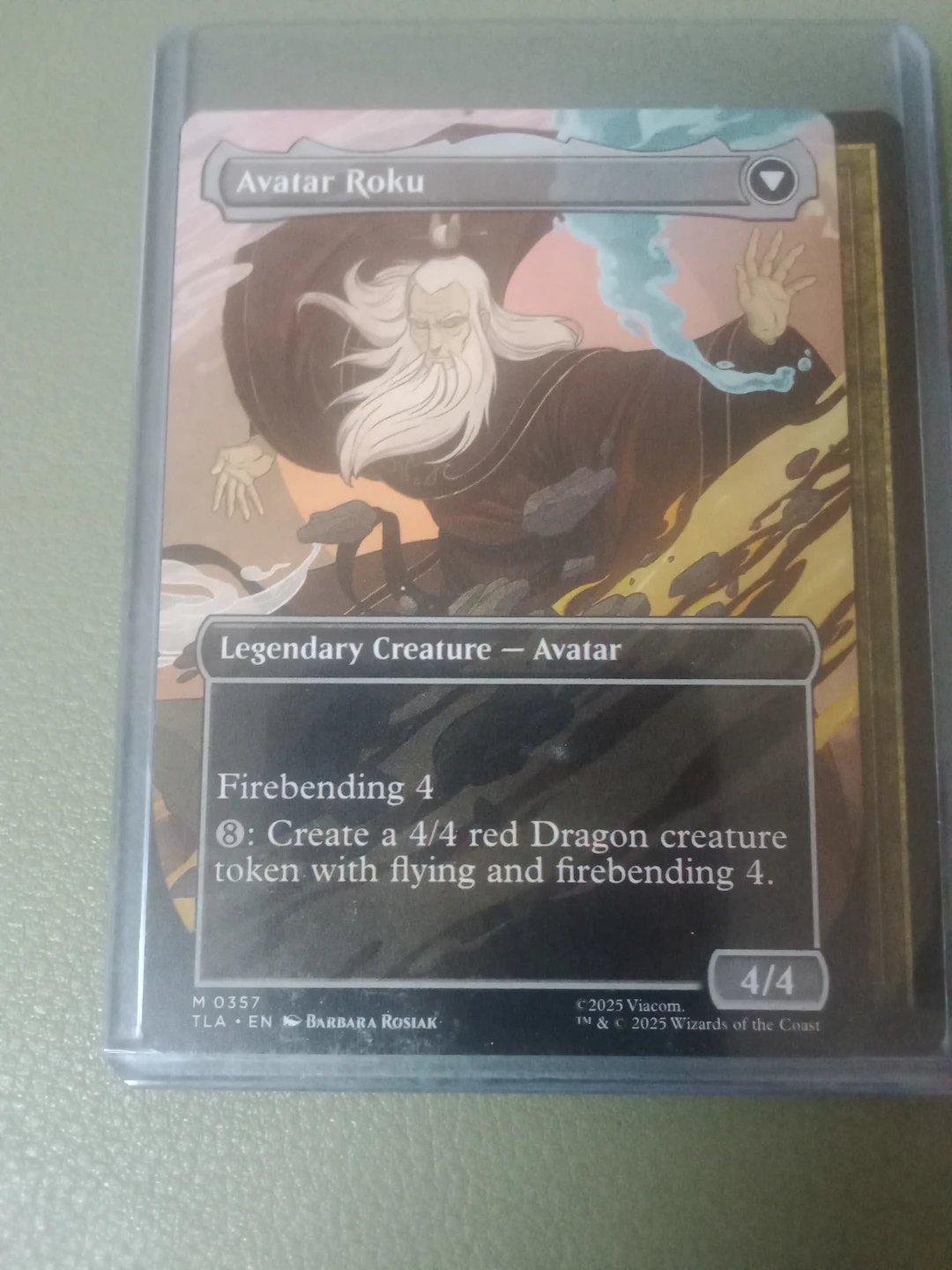 Magic The Gathering Avatar Roku Card - photo 2