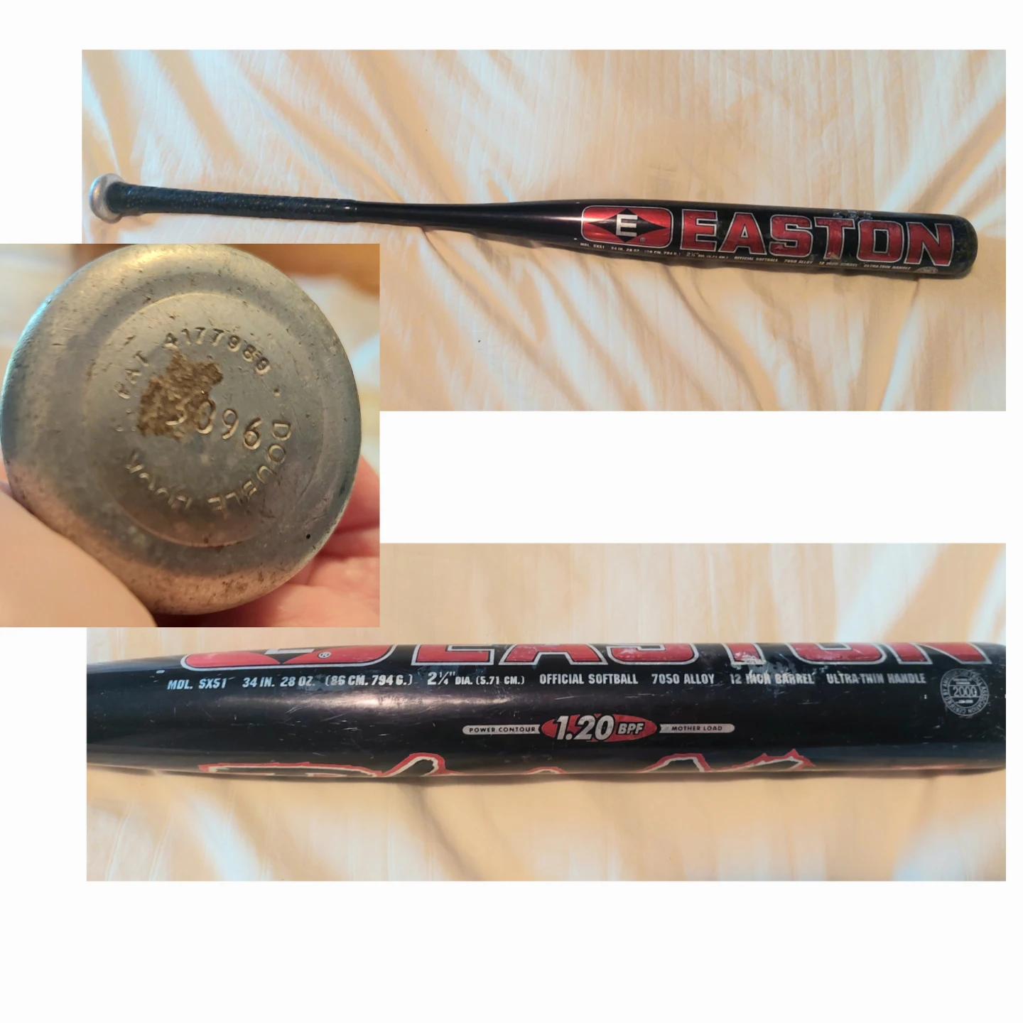 Easton SX51 34 Inch 28 oz Official Softball Bat