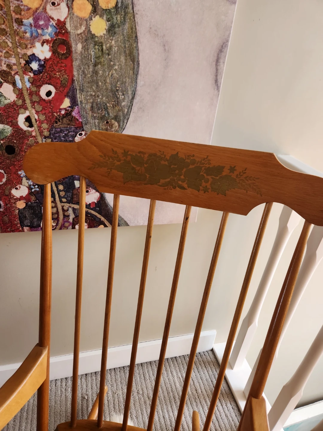 NICHOLS & STONE  mid-century Colonial style BOSTON ROCKER - photo 5