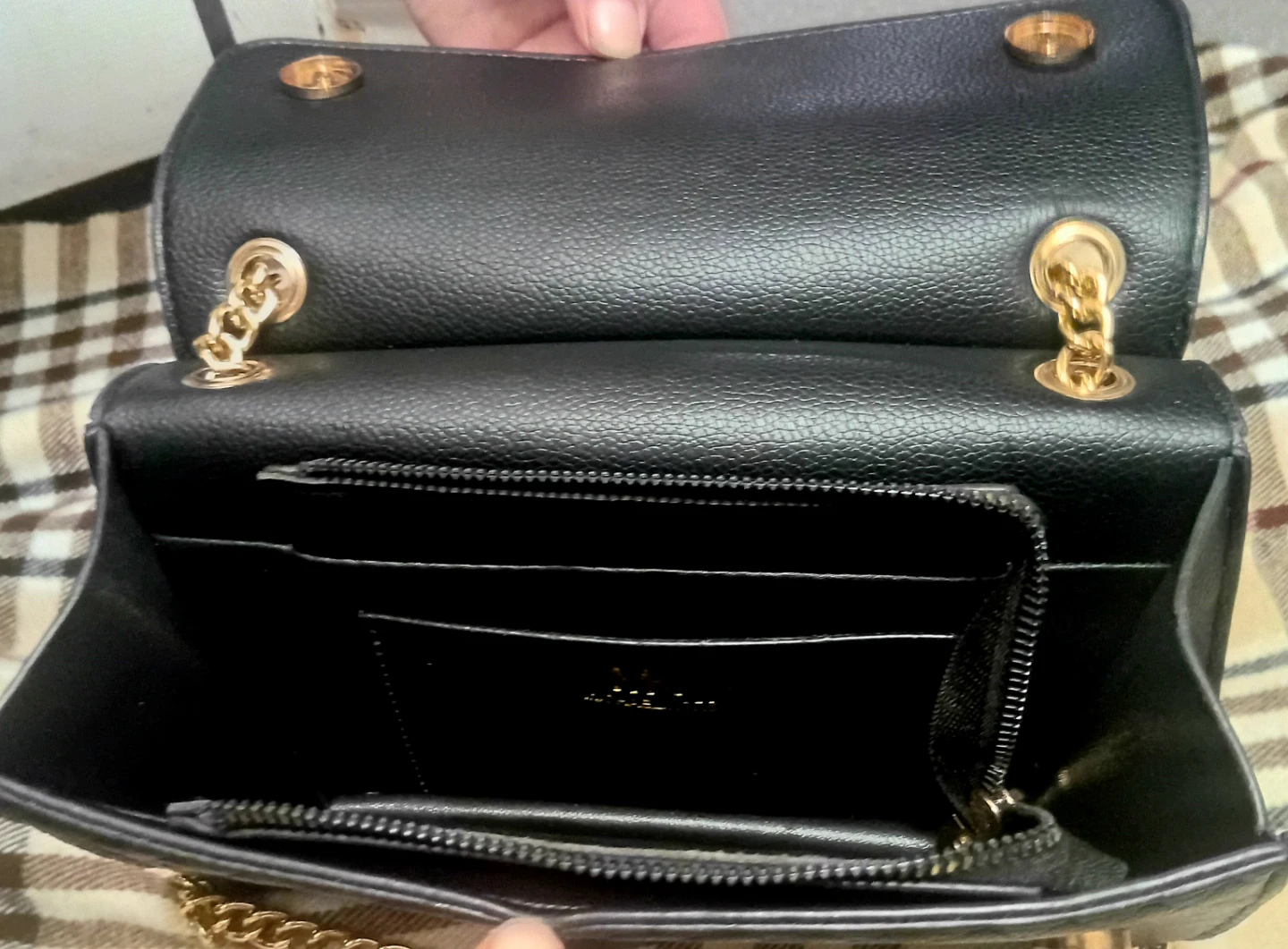 Michael Kors Black Leather Chain Shoulder Bag - photo 5