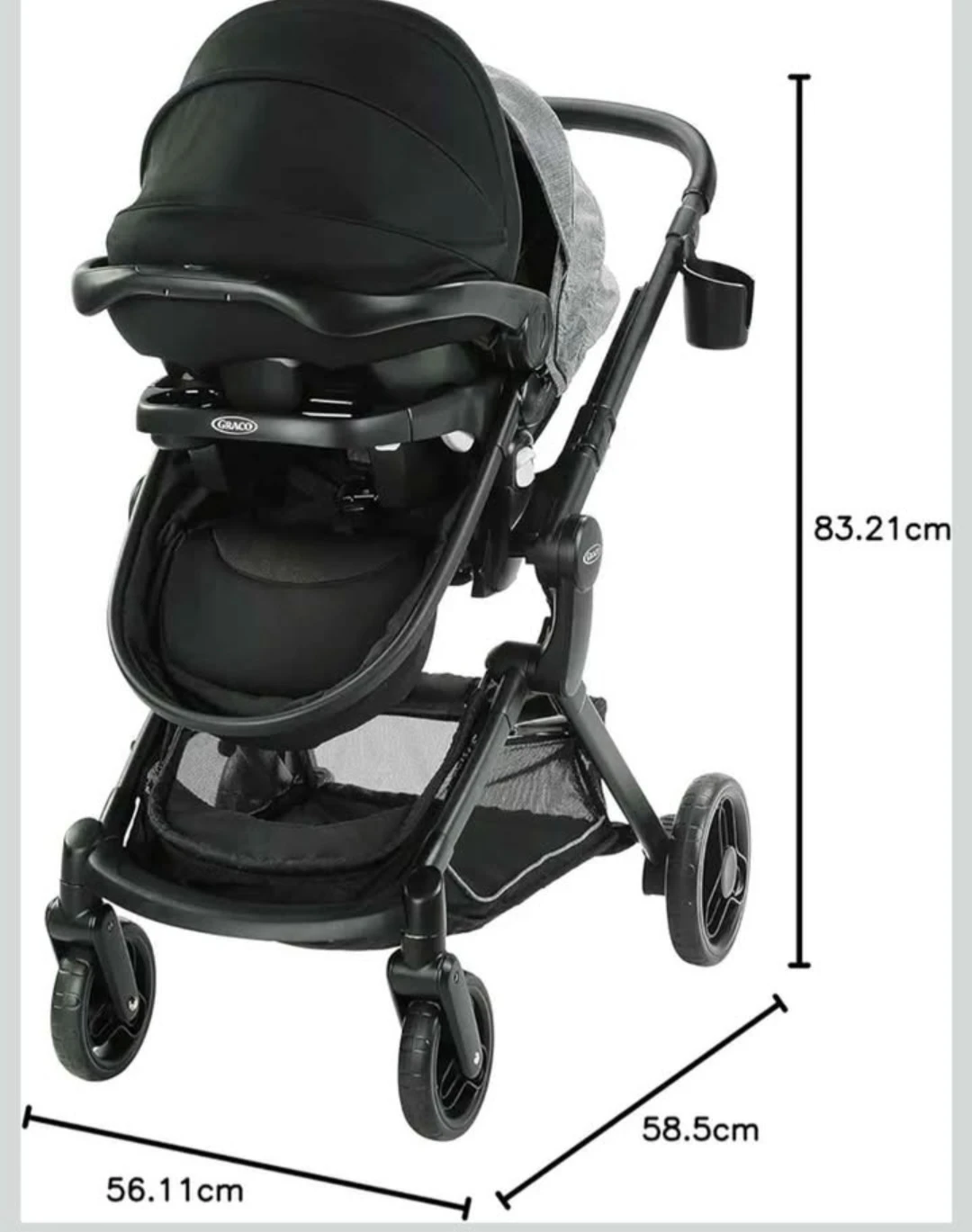 Graco Modes Nest Travel System Stroller and Car Seat Combo - photo 2