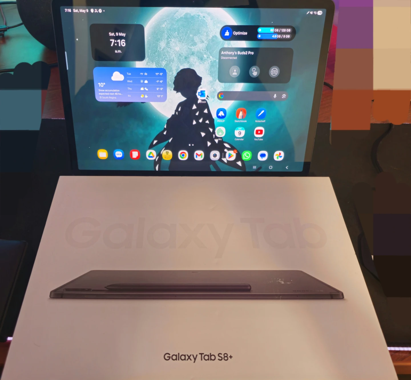 Samsung Tab S8+ (plus) - Like new with box