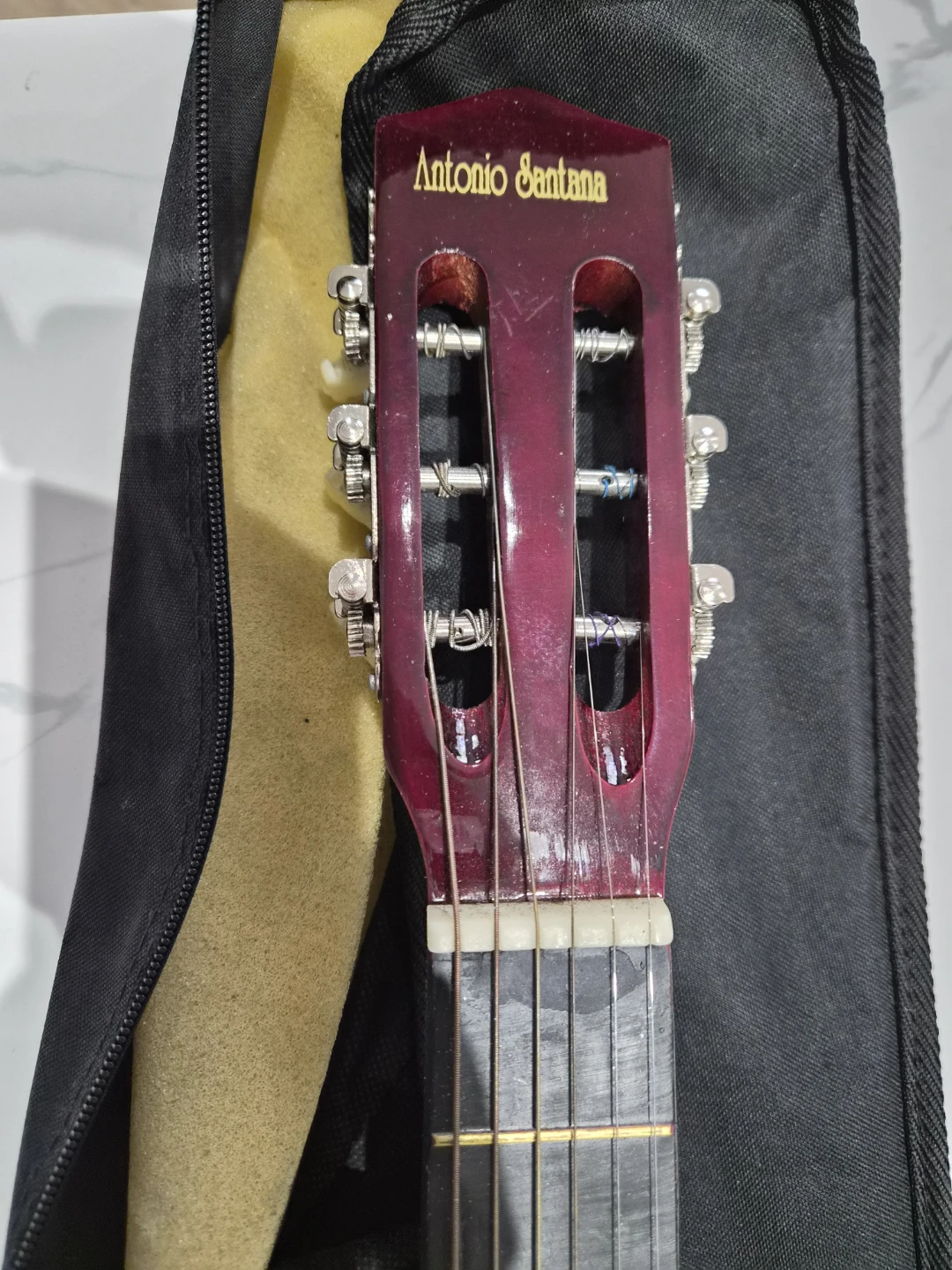 Antonio Santana Acoustic Guitar with Case - photo 2