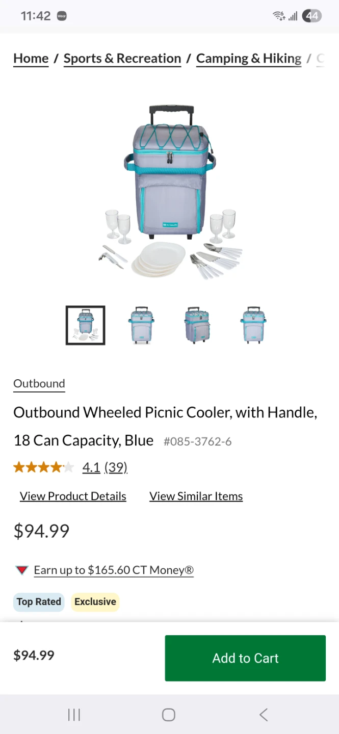 Outbound Wheeled Picnic Cooler - photo 2