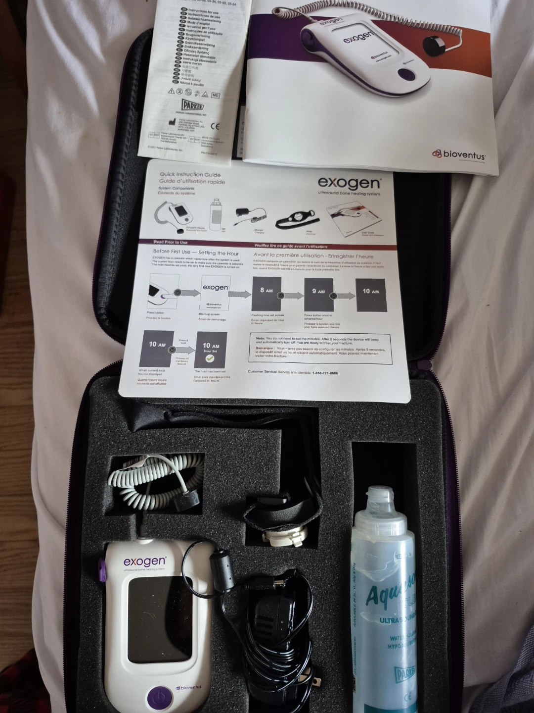Exogen Ultrasound Bone Healing System with Ultrasound Gel - photo 5