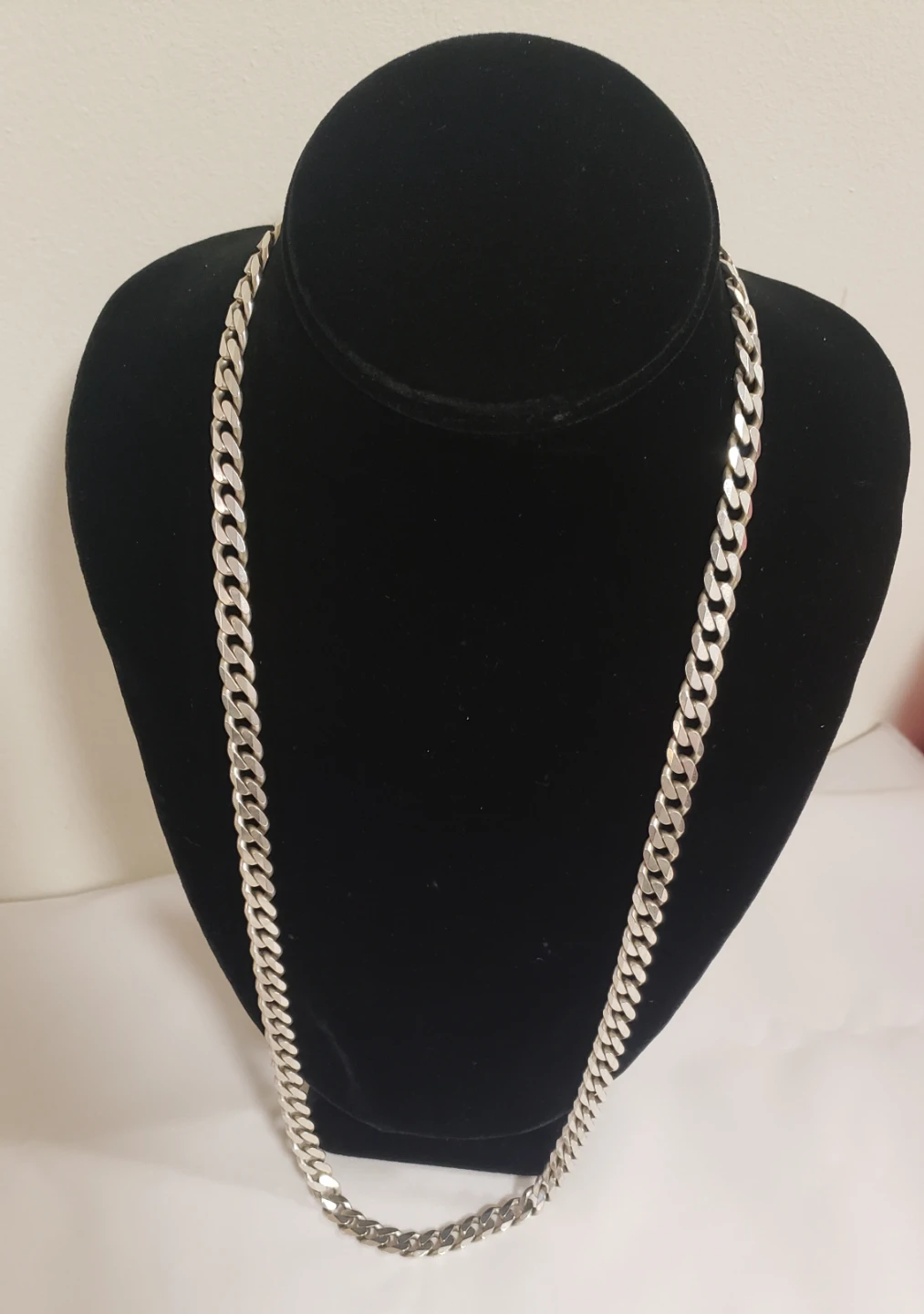 Like New 925 Italy Sterling Silver Mens Chain