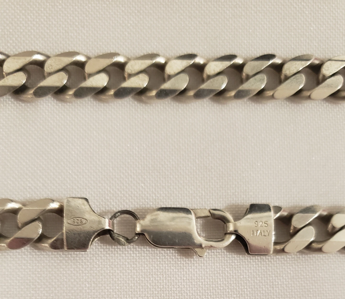 Like New 925 Italy Sterling Silver Mens Chain - photo 3