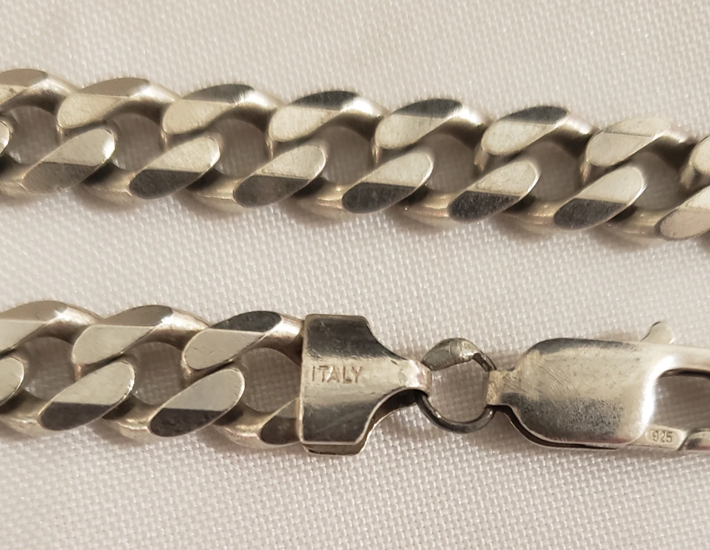 Like New 925 Italy Sterling Silver Mens Chain - photo 4